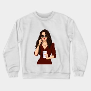 Fancy rich bitch Crewneck Sweatshirt